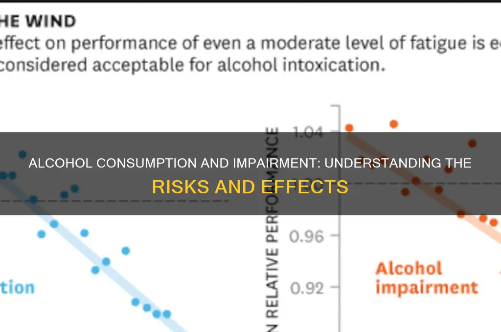 when you consume alcoholic beverages impairment