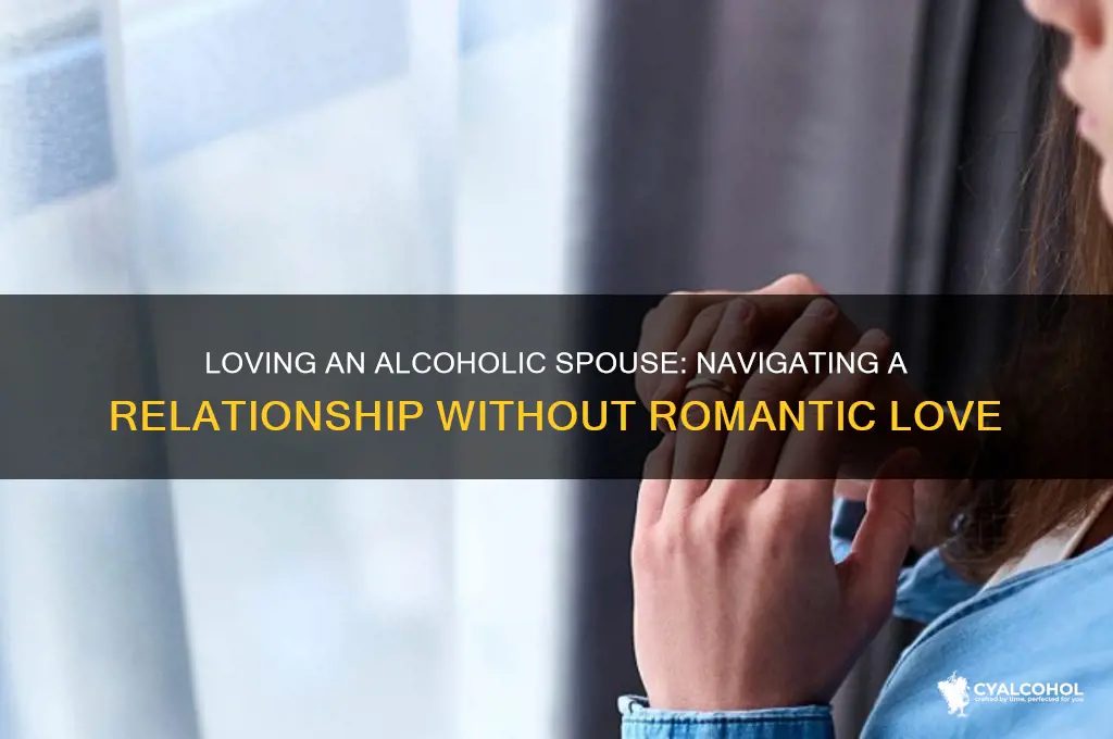 when you dont love alcoholic spouse