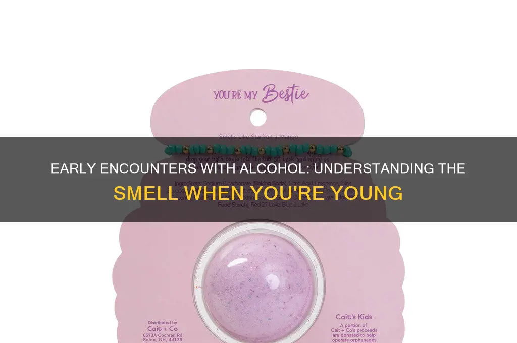 when you smell that alcohol when your smol