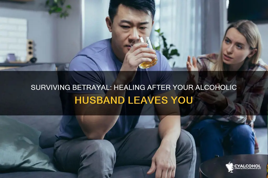 when your alcoholic husband leaves you