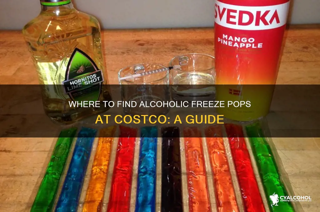where are the alcoholic freeze pops in cosco