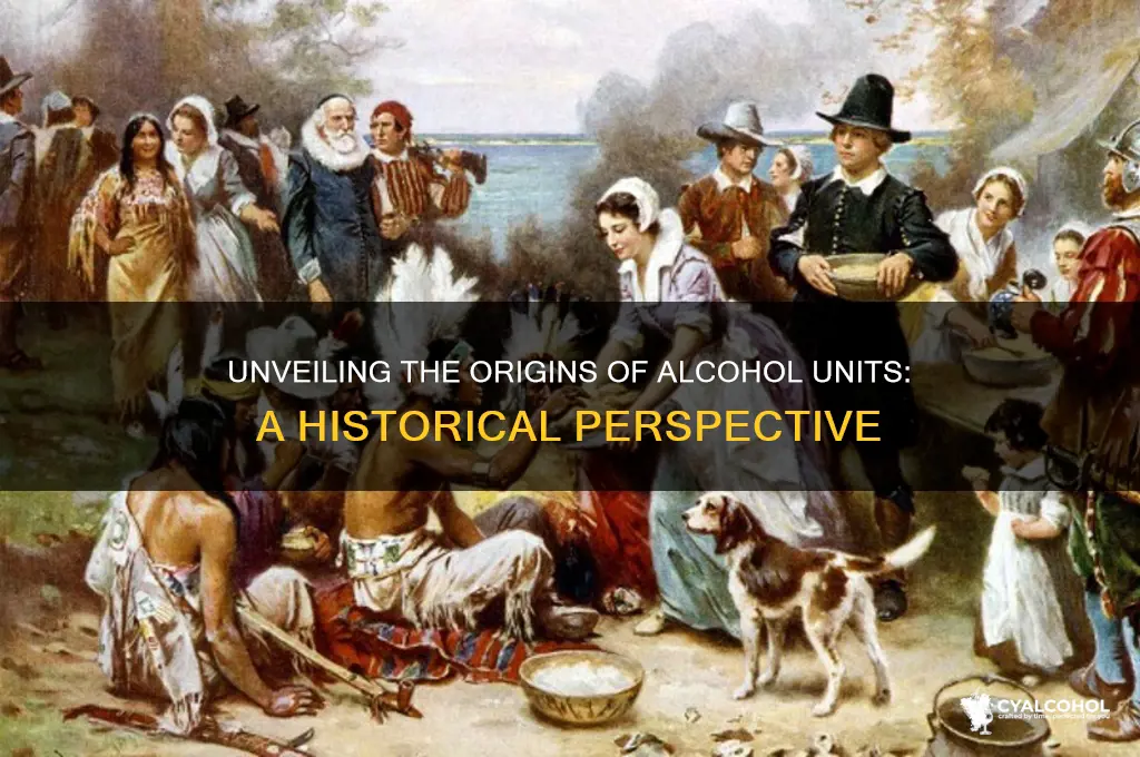 where did alcohol units come from