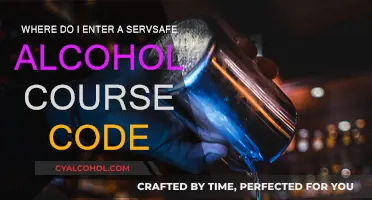 ServSafe Alcohol: Course Code Entry