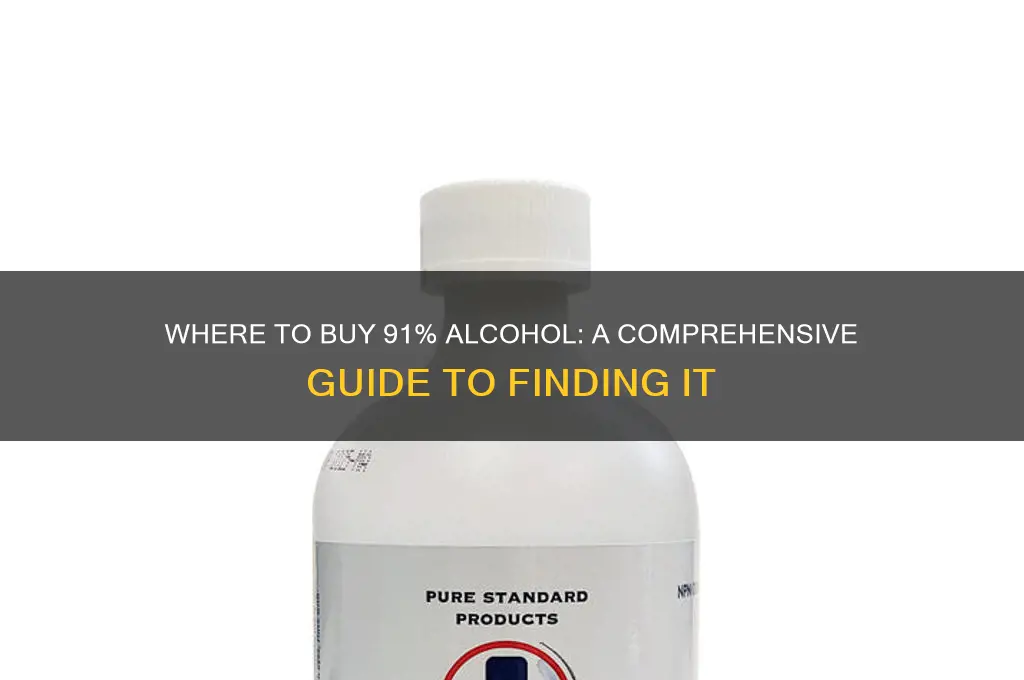 where do i find 91 alcohol