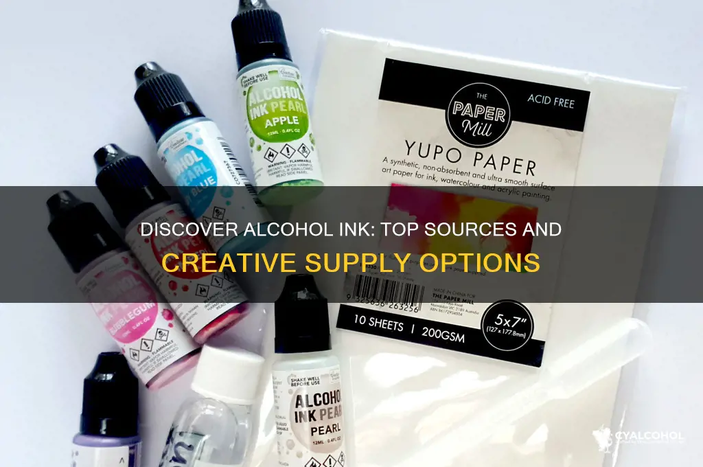 where do i find alcohol ink