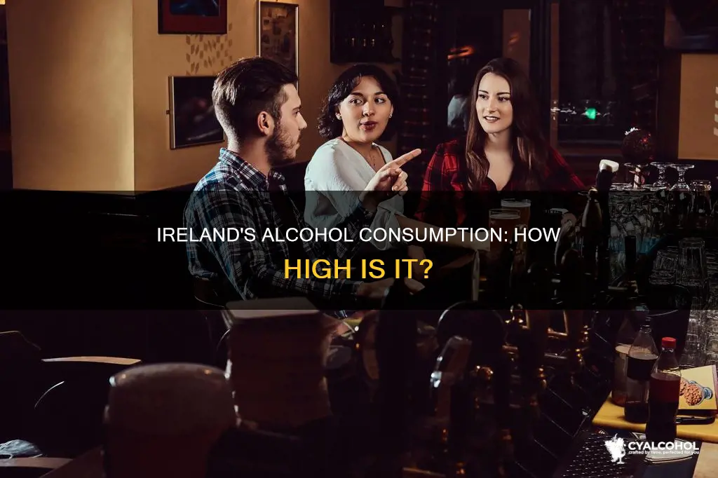 where does ireland rank by alcohol consumption per capita