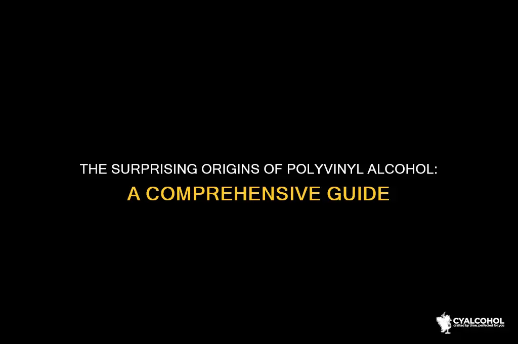 where does polyvinyl alcohol come from