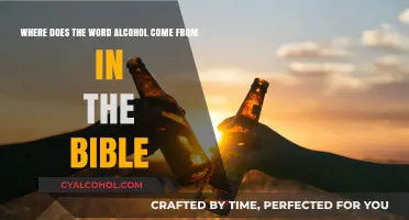 The Bible's Alcoholic Roots: Etymology of Alcohol