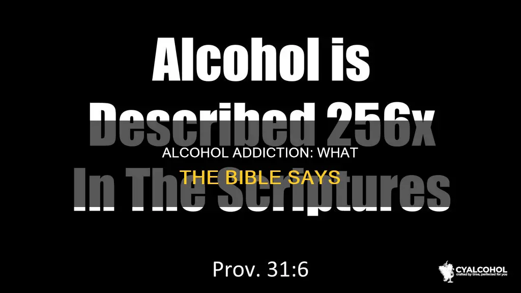 where in the bible does it talk about alcohol addiction