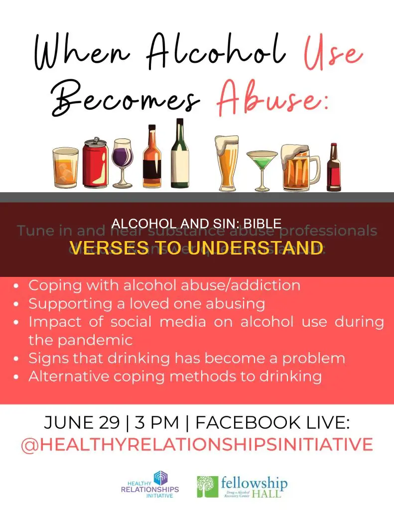 where in the bible would alcohol be a sin