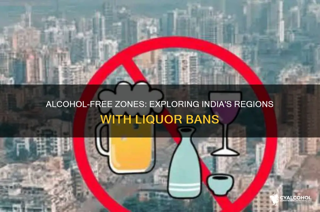 where is alcohol banned in india