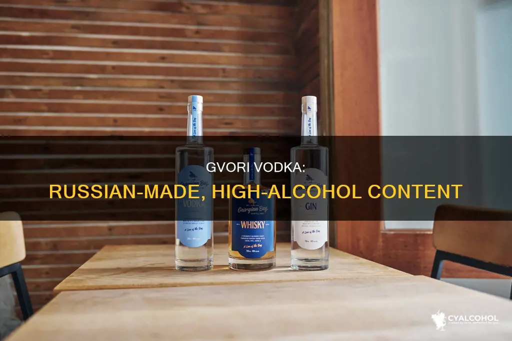where is gvori vodka produced what is alcohol conten