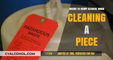 Proper Alcohol Disposal: Cleaning Your Piece Safely and Responsibly