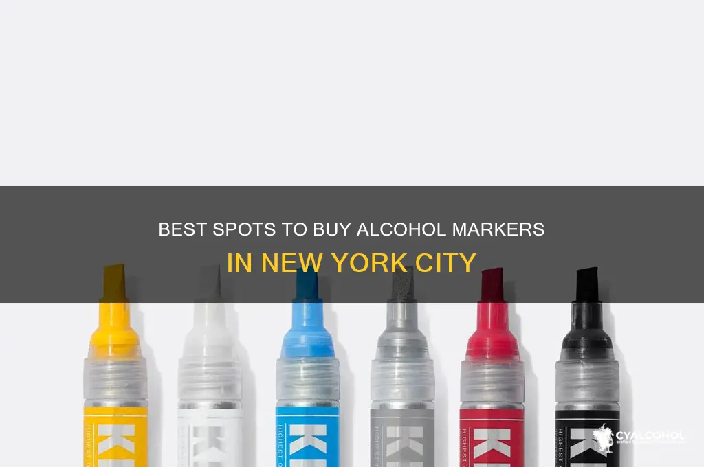 where to find alcohol markers in new york