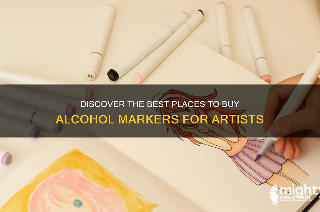 where to find alcohol markers