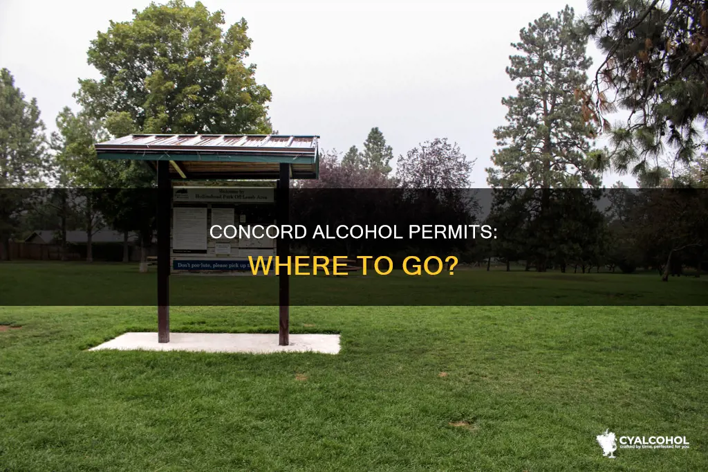 where to go in city of concord for alcohol permits