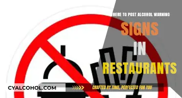 Strategic Placement of Alcohol Warning Signs in Restaurant Settings