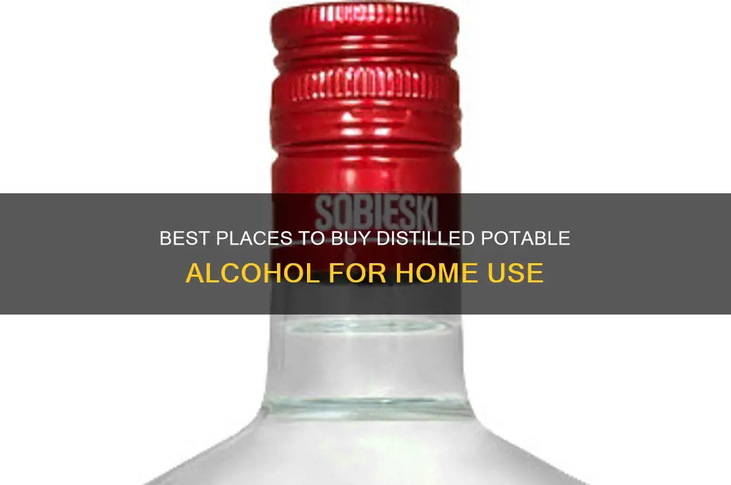 where to purchase distilled potable alcohol
