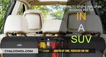 Alcohol Storage: SUV Edition