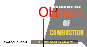 Unveiling the Alcohol with the Highest Combustion Enthalpy