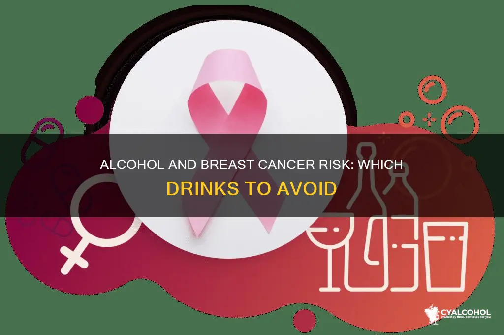 which alcohol increase breast cancer risk
