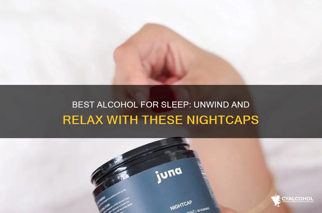 which alcohol is best for sleep