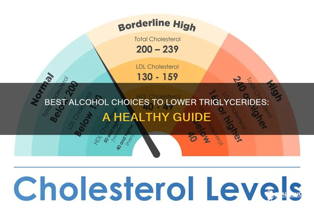 which alcohol is best for triglycerides