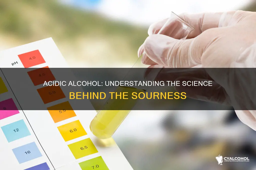 which alcohol is more acidic in nature and why