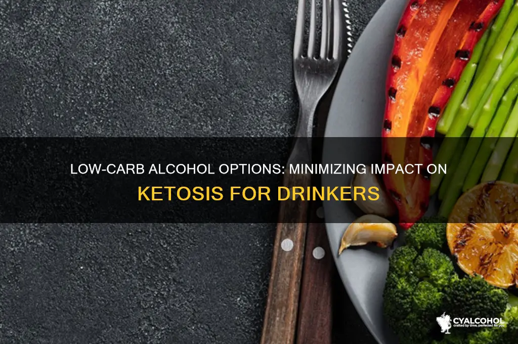 which alcohol is the least impactful on ketosis