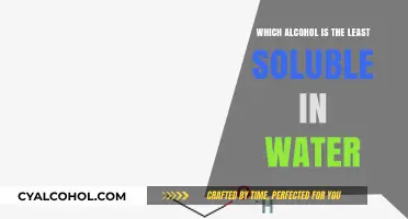 Exploring the Least Water-Soluble Alcohol: A Surprising Chemical Insight