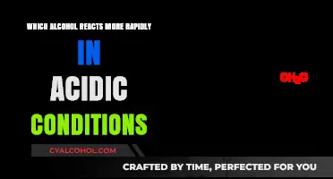 Acidic Reactions: Which Alcohol Reacts Fastest in Acidic Conditions?