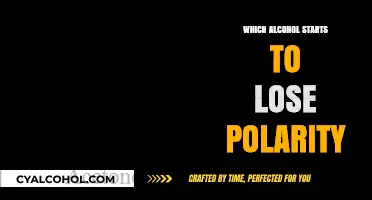 Understanding Alcohol Polarity: Which Types Begin to Lose Their Charge?