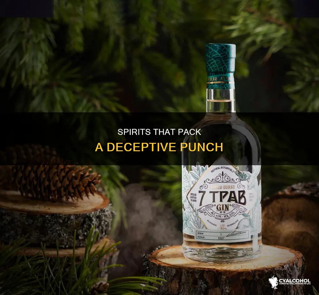 which alcoholic spirits taste more alcoholic than they are