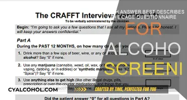 Alcohol Screening: CAGE Questionnaire Explained