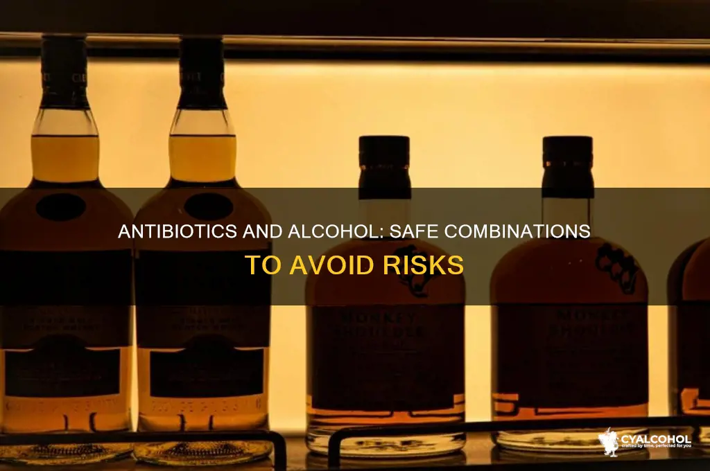 which antibiotics are ok with alcohol