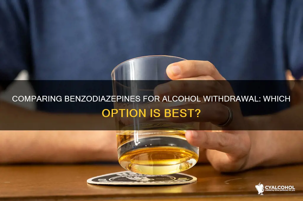 which benzodiazepines is better for alcohol withdrawl articles