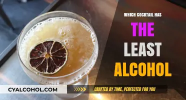 Lightest Pour: Discover the Cocktail with the Least Alcohol Content