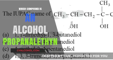 Identifying Alcohols: Propanal, Ethyne, Butane, or None of the Above?