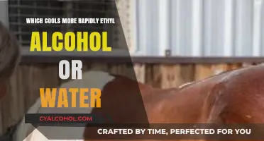 Comparing Cooling Rates: Ethyl Alcohol vs. Water – Which Cools Faster?