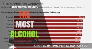 Global Alcohol Consumption: Top Nations Leading the Drinks Chart