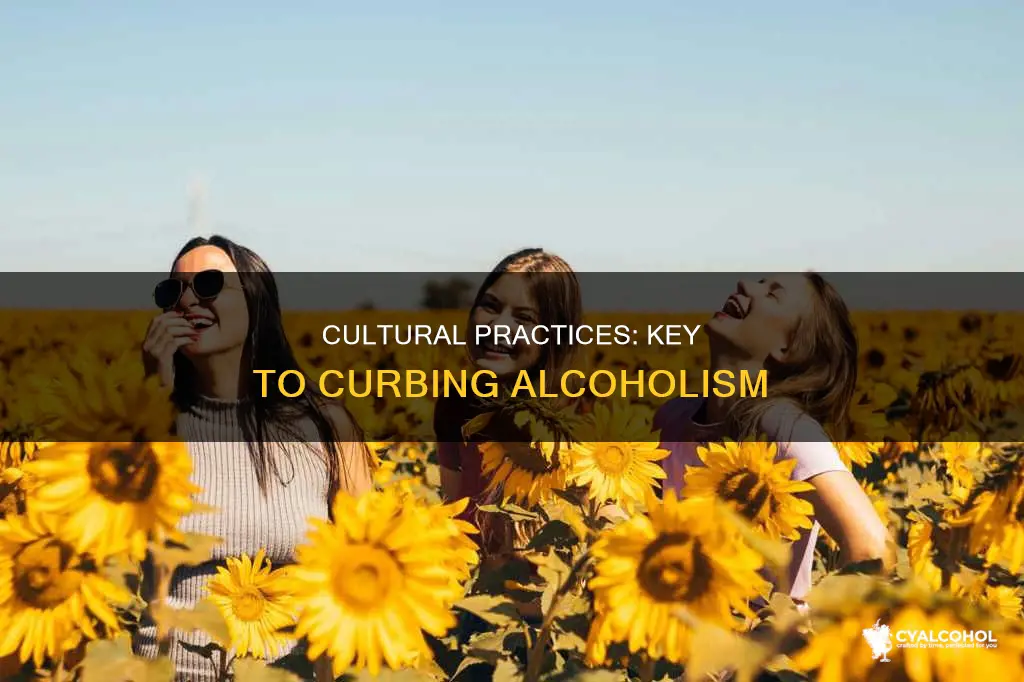 which cultural practice is associated with low rates of alcoholism