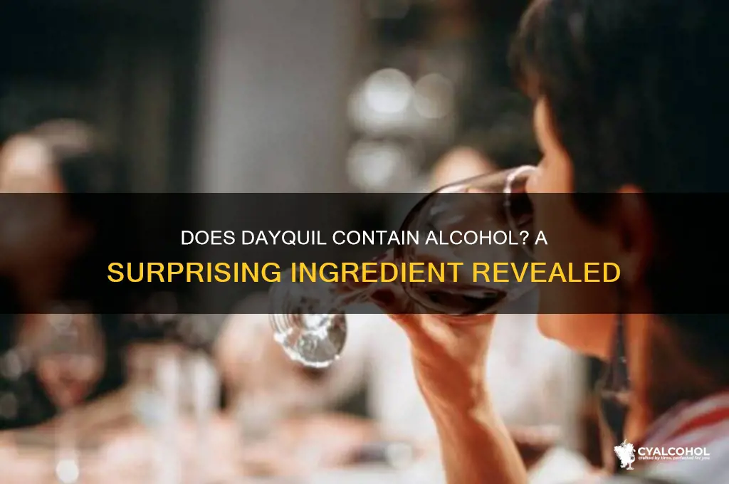 which dayquil has alcohol in it