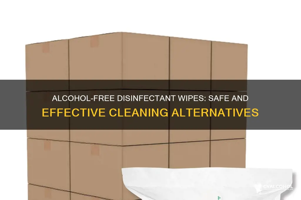 which disinfectant wipes dont have alcohol