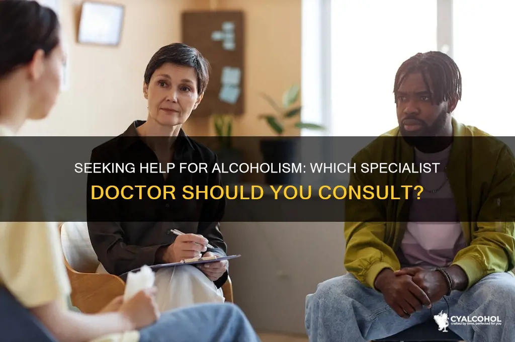 which doctor to consult for alcoholism