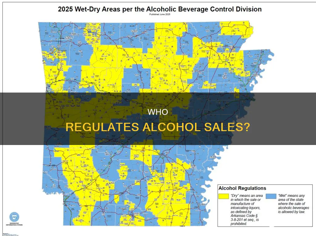 which governmental agency is responsible for sale of alcohol