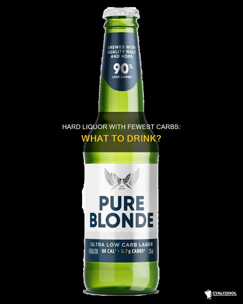 which hard alcohol has the least amount of carbs