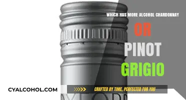 Chardonnay vs. Pinot Grigio: Alcohol Content Comparison