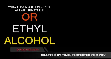 Ion-Dipole Forces: Water vs Ethyl Alcohol