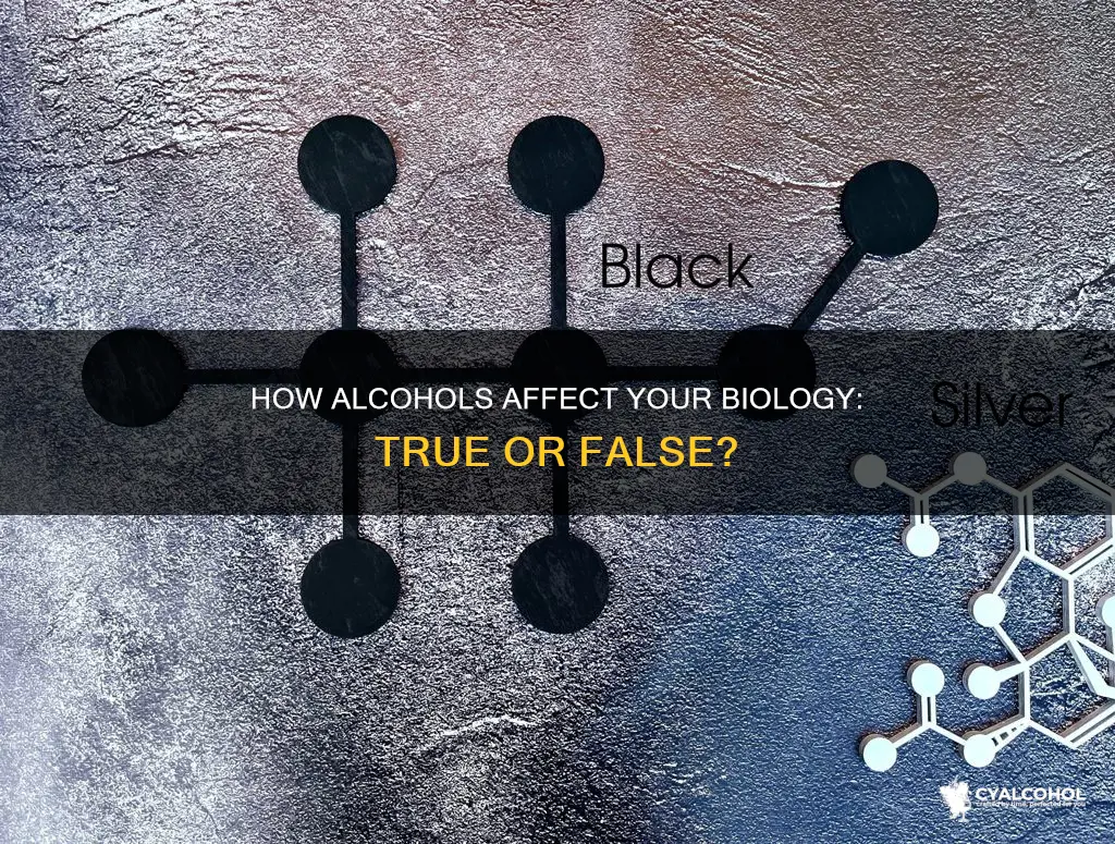 which if the following is not true of alcohols biology