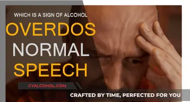 Speech Impairment: Alcohol Overdose Indicator